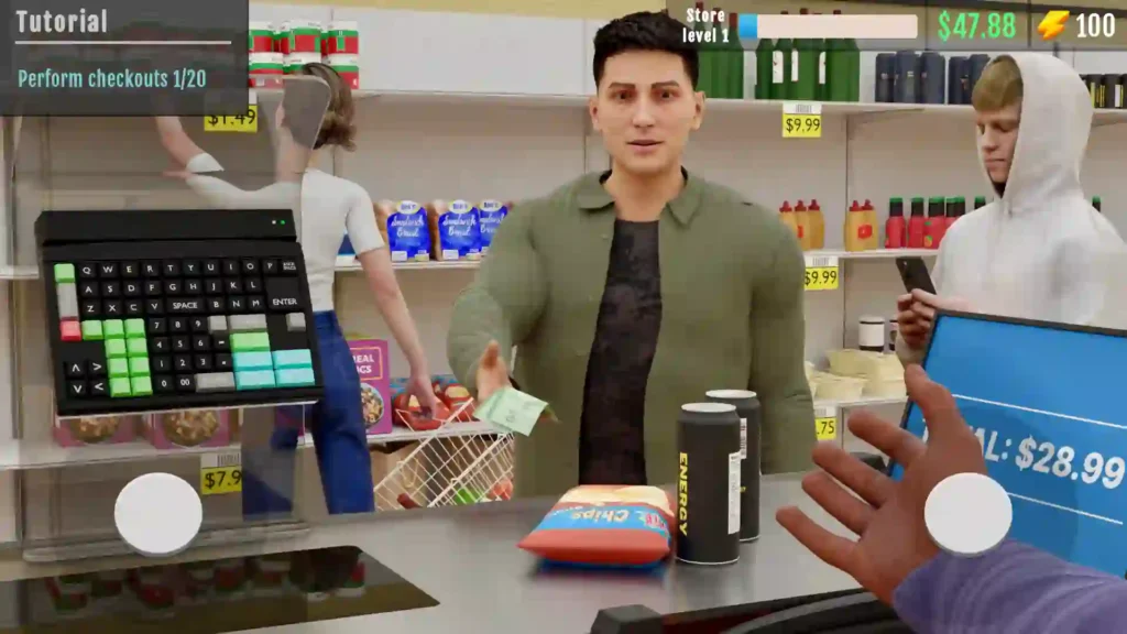 Supermarket Manager Simulator
